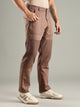 Thomas Scott Men Light Brown Mid-Rise Relaxed Fit Woven Trouser