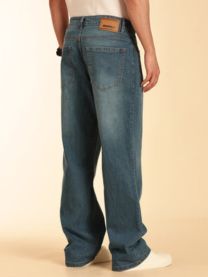 Thomas Scott Men Smart Relaxed Fit Light Fade Stretchable Jeans