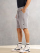 Thomas Scott Men Grey Regular Fit Mid-Rise Corduroy Casual Shorts