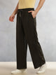 Thomas Scott Men Olive Cricket Club Collection Regular Fit Textured Corduroy Trousers