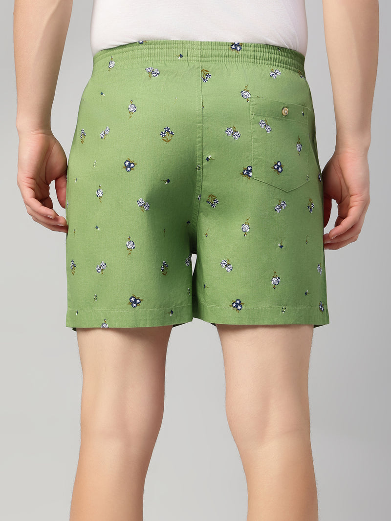 Thomas Scott Men Multicolor Cricket Club Collection Regular Fit 100% Cotton Woven Boxer Shorts (Pack of 3)