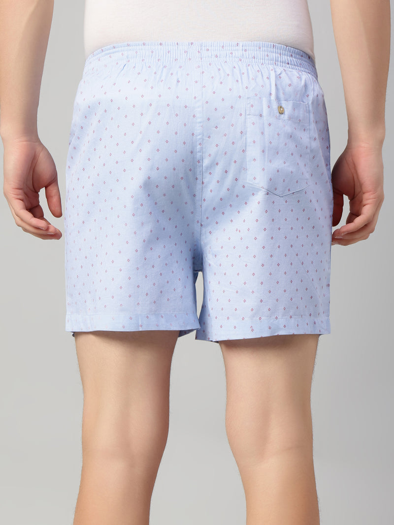 Thomas Scott Men Multicolor Cricket Club Collection Regular Fit 100% Cotton Woven Boxer Shorts (Pack of 3)