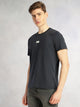 Thomas Scott Men Navy Cricket Club Collection Regular Fit Short Sleeves Round Neck Solid Knitted T-Shirt