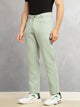 Thomas Scott Men Mint Smart Straight Fit Mid-Rise Solid 5-Pocket Design Woven Chinos Trouser