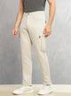 Thomas Scott Men Grey Regular Fit Mid-Rise Solid Woven Utility Cargo Trouser