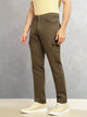 Thomas Scott Men Olive Regular Fit Mid-Rise Solid Woven Utility Cargo Trouser