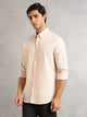Thomas Scott Men Pink Cricket Club Collection Slim Fit Vertical Stripe Cotton Casual Shirt-Button Down Collar, Full Sleeves