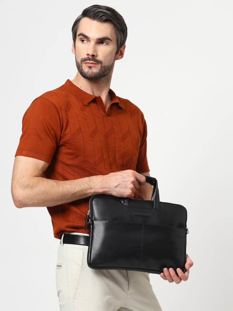 Thomas Scott Men PU Laptop Bag