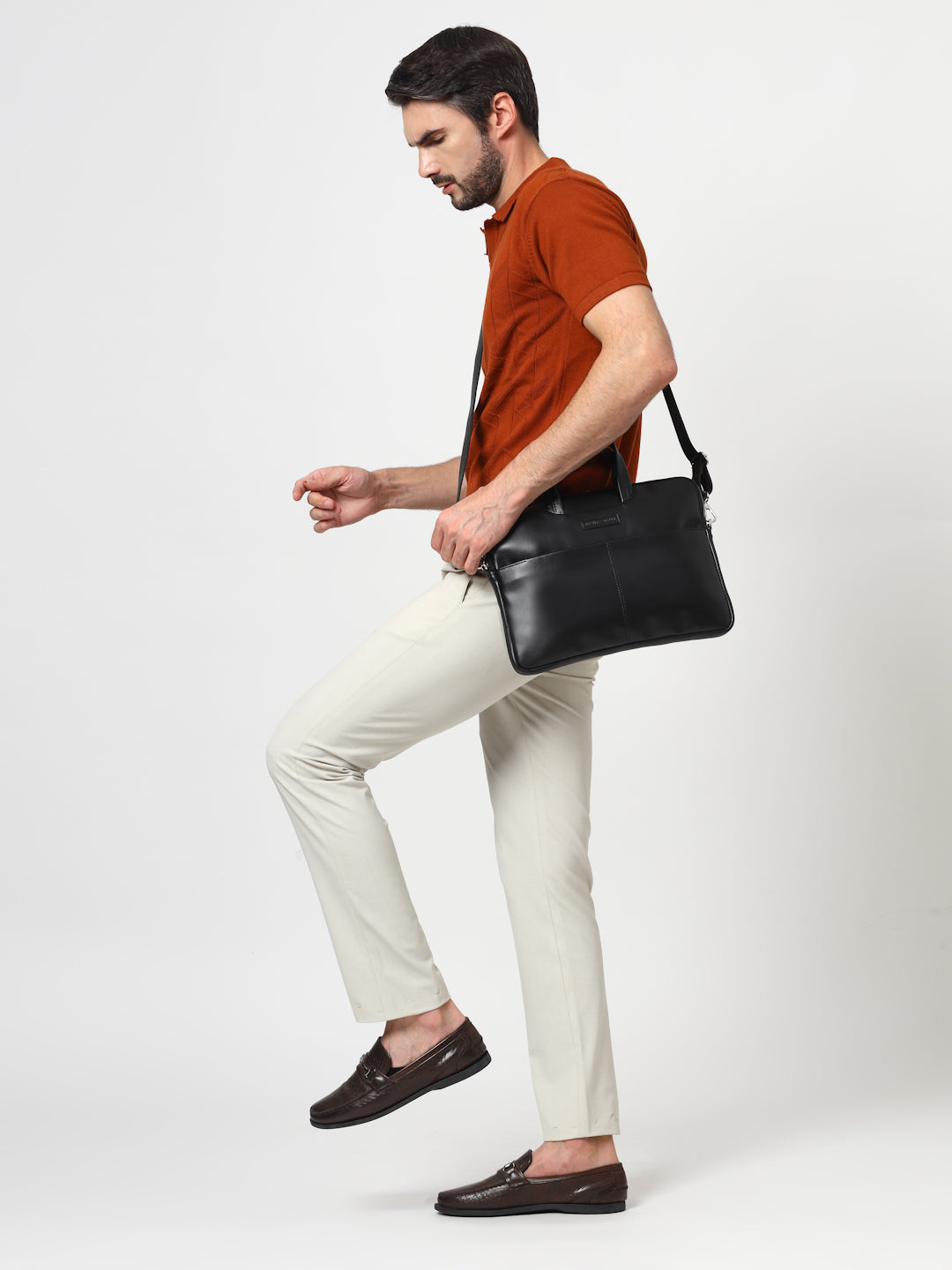 Thomas Scott Men PU Laptop Bag