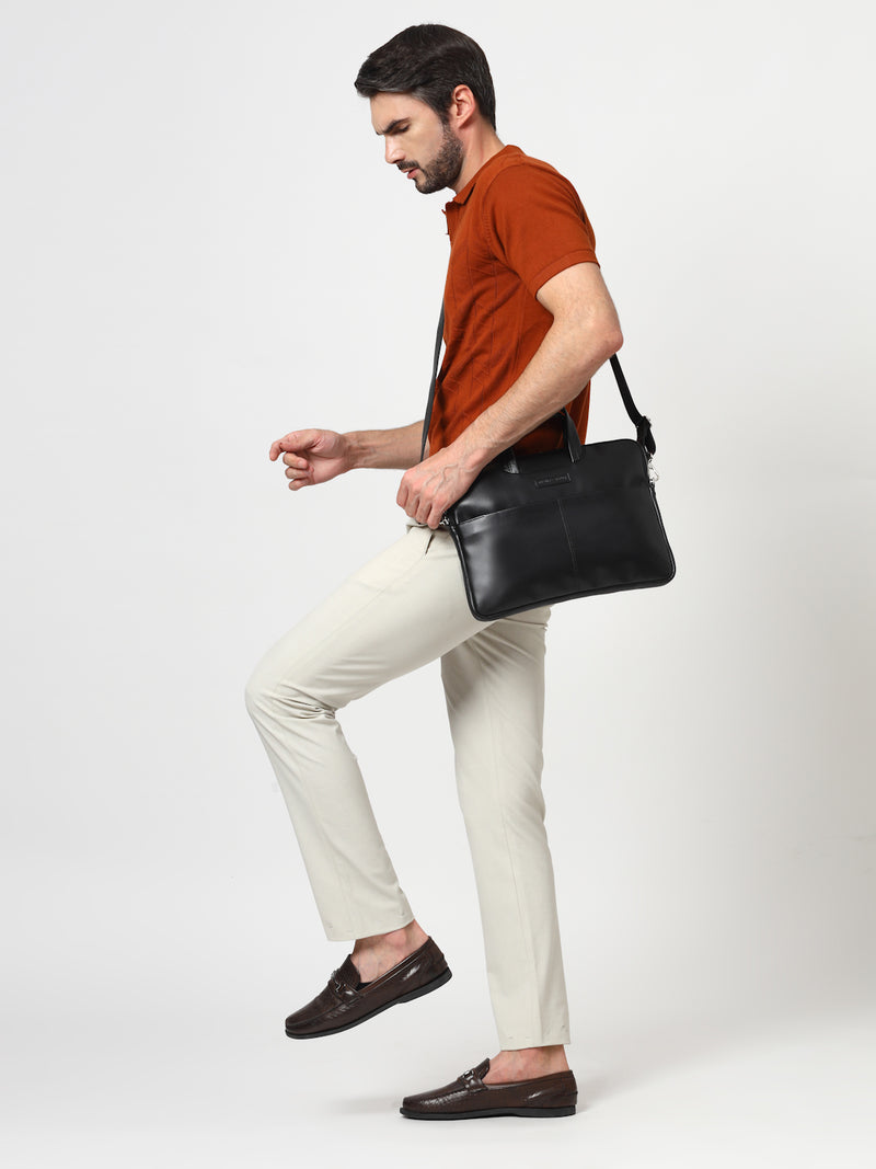 Thomas Scott Men PU Laptop Bag