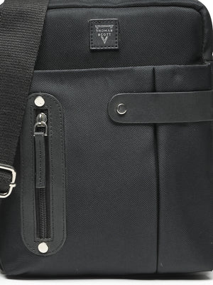 Thomas Scott Men Textured Messenger Bag