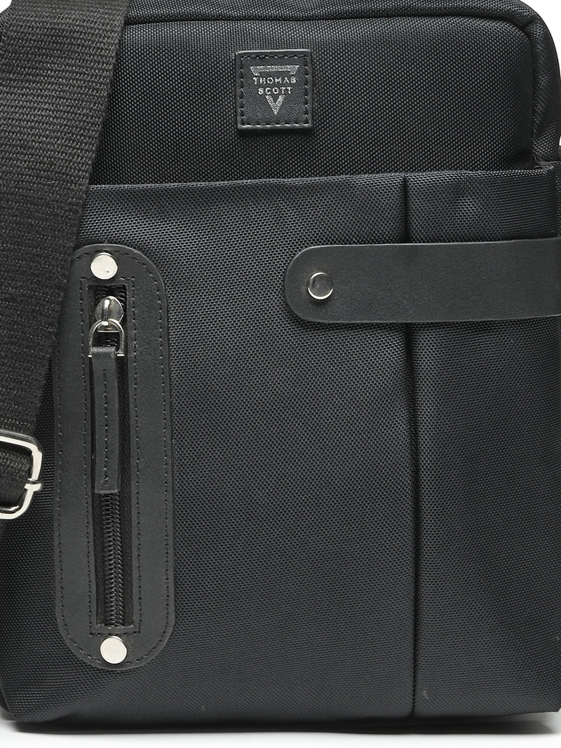 Thomas Scott Men Textured Messenger Bag