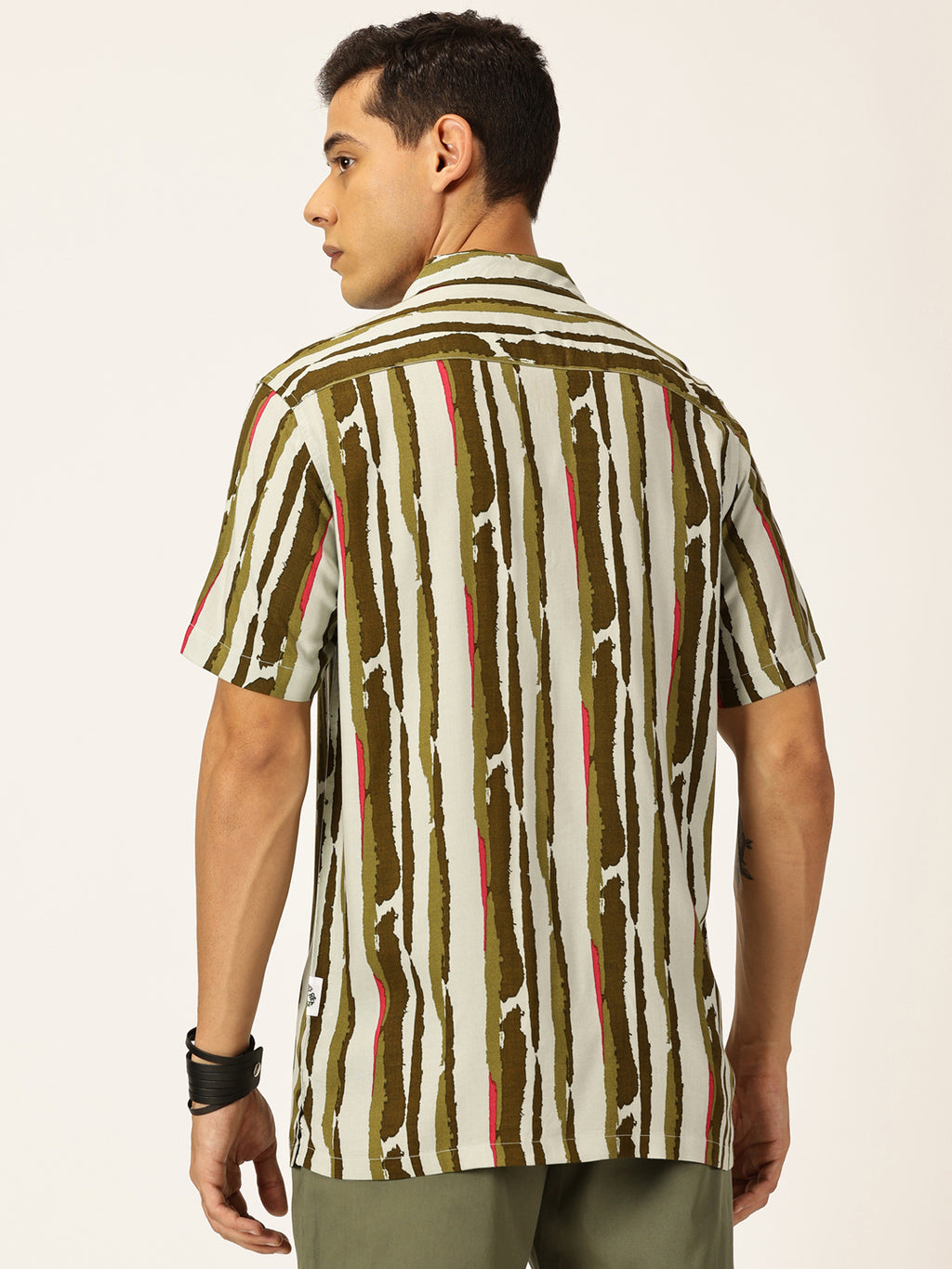 Thomas Scott Men Smart Striped Casual Shirt