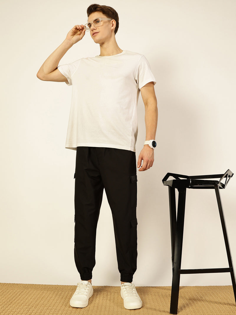 Thomas Scott Men Smart Loose Fit Joggers Trousers