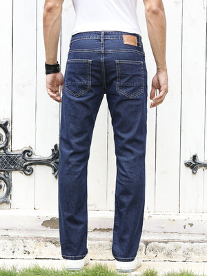 Thomas Scott Men Smart Clean Look Mid-Rise Stretchable Jeans