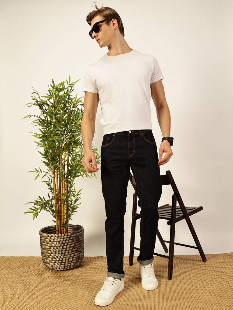 Thomas Scott Men Smart Slim Fit Mid-Rise Stretchable Jeans
