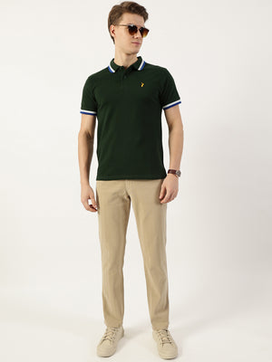 Thomas Scott Men Fawn Smart Easy Wash Chinos Trousers