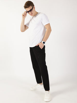 Thomas Scott Men Black Smart Chinos Trousers