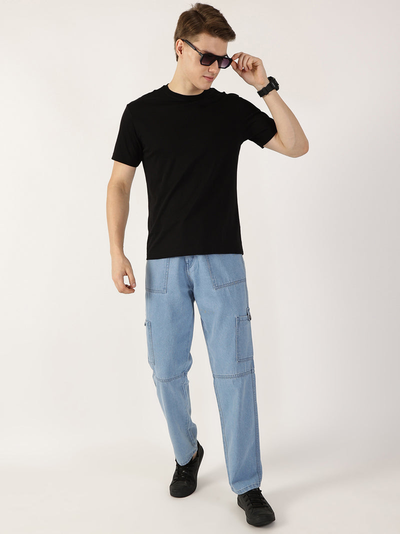 Thomas Scott Men LightBlue Loose Relaxed Fit Jeans