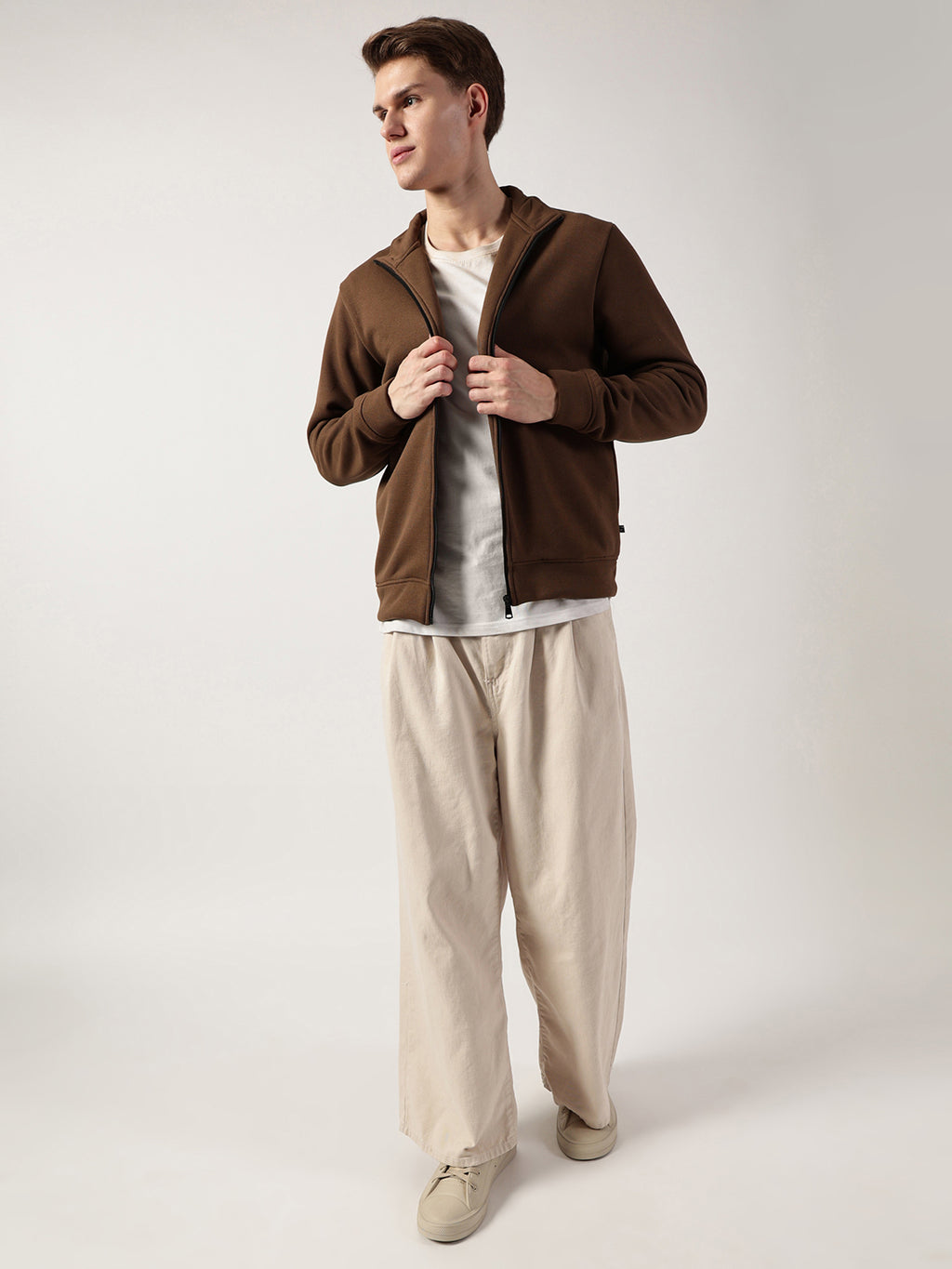 Thomas Scott Men Brown Outdoor Tailored Jacket