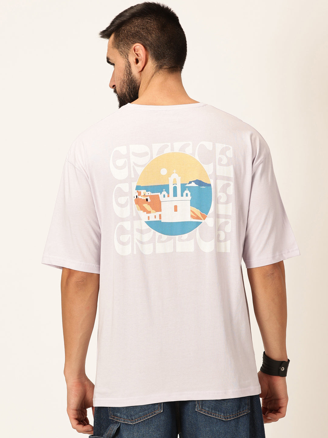 Thomas Scott Men Round Neck Printed Cotton T-shirt