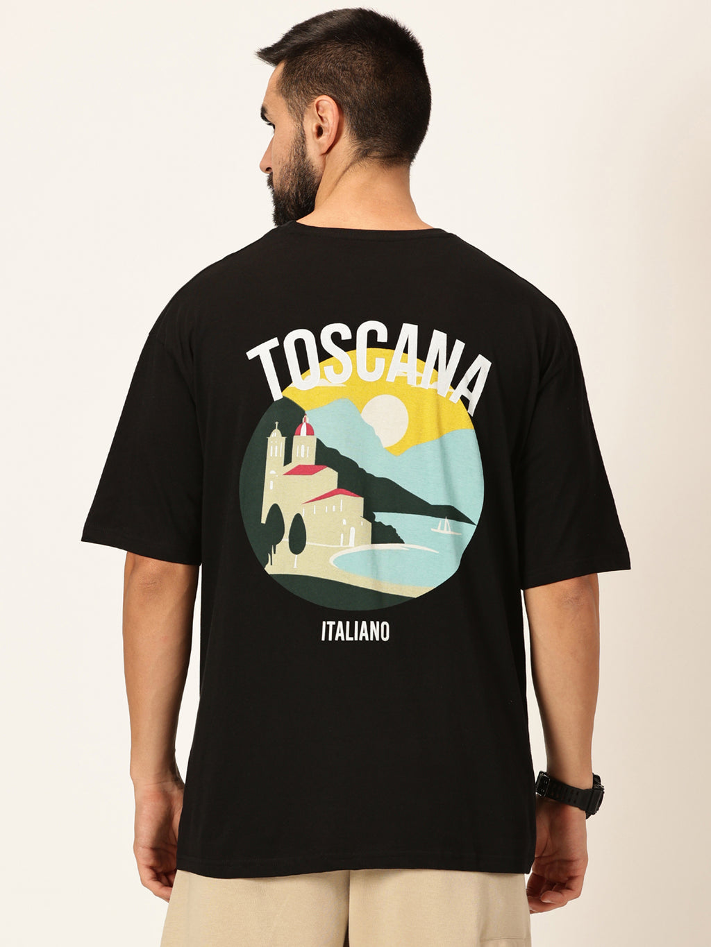 Thomas Scott Men Round Neck Typography Bio Finish Cotton T-shirt