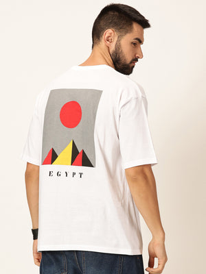 Thomas Scott Men Oversized Graphic Printed Cotton Bio Finish T-shirt