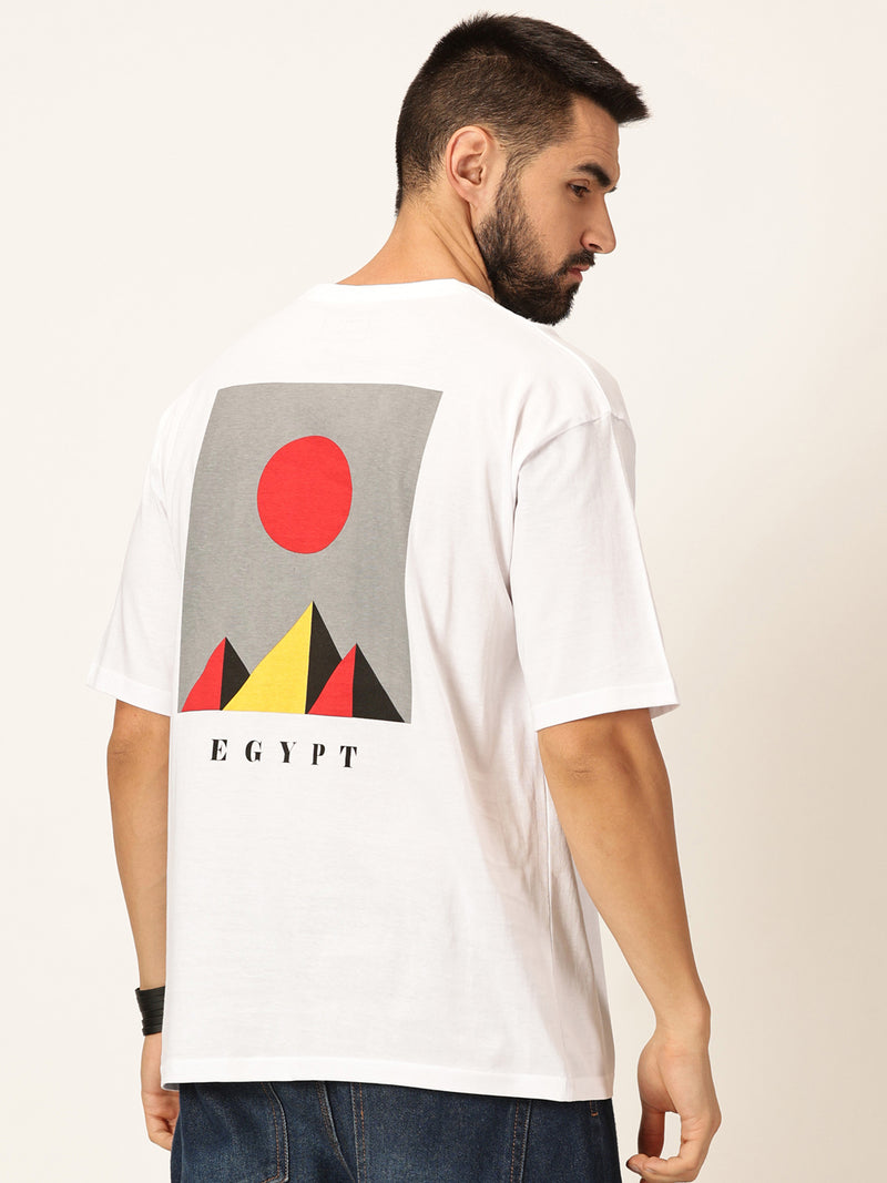 Thomas Scott Men Oversized Graphic Printed Cotton Bio Finish T-shirt