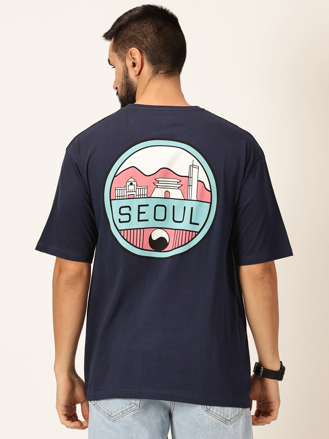 Thomas Scott Men Round Neck Typography Bio Finish T-shirt