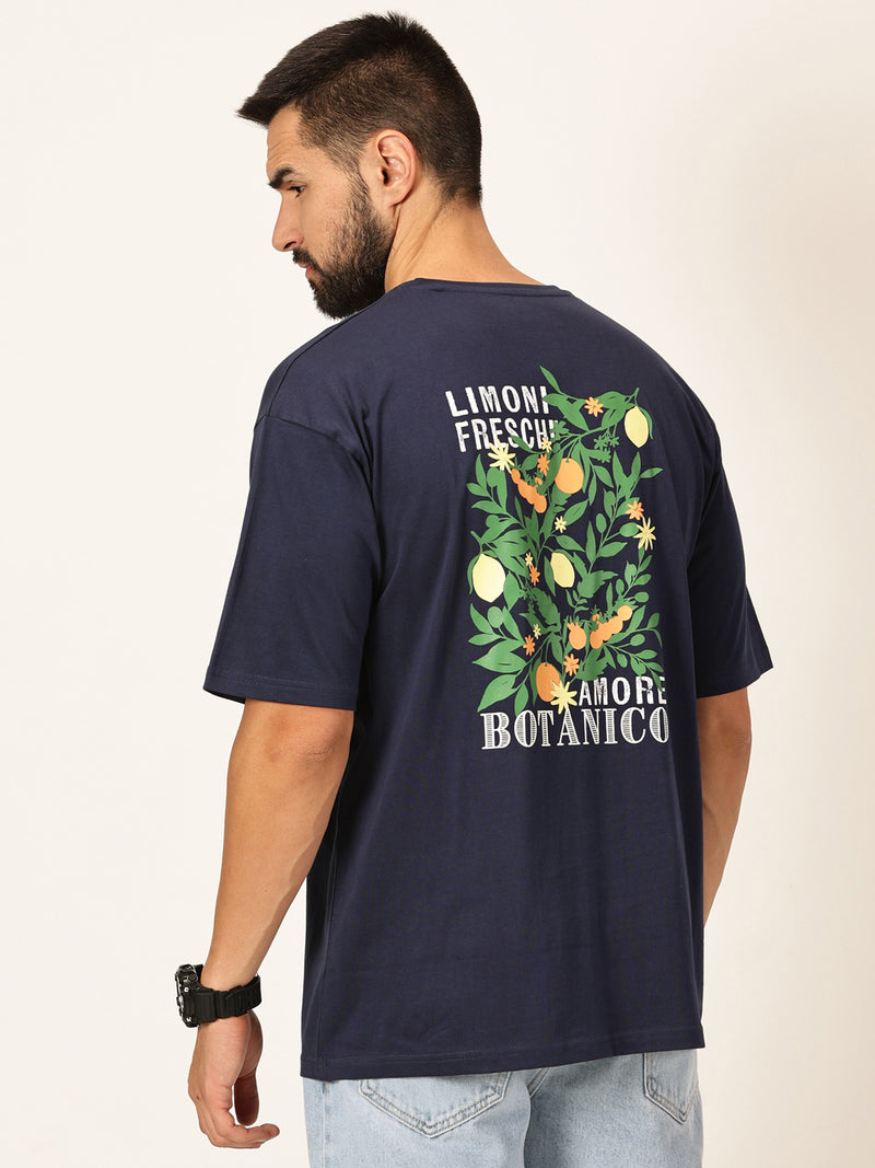 Thomas Scott Men Oversized Graphic Printed Cotton Bio Finish T-shirt