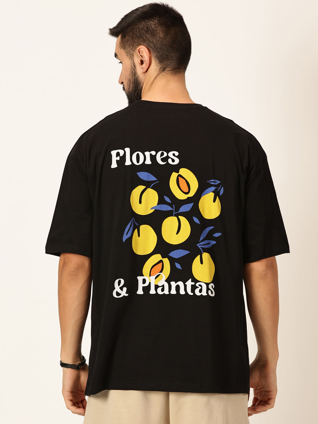 Thomas Scott Men Oversized Graphic Printed Cotton Bio Finish T-shirt