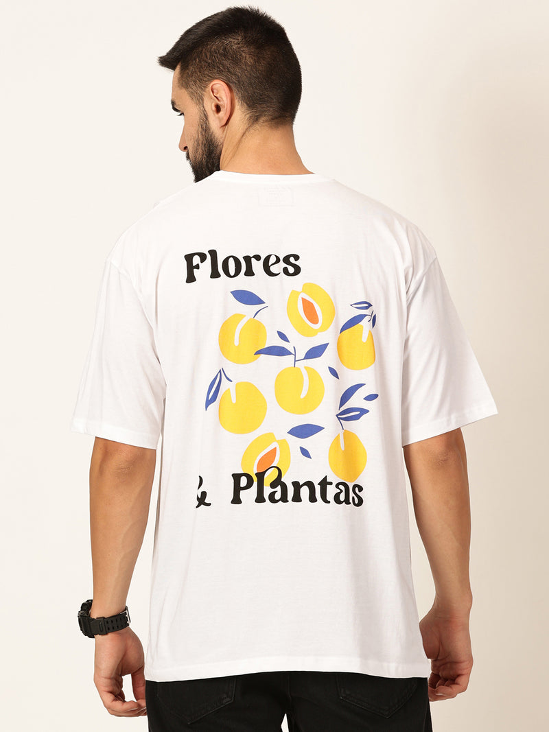 Thomas Scott Men Oversized Graphic Printed Cotton Bio Finish T-shirt