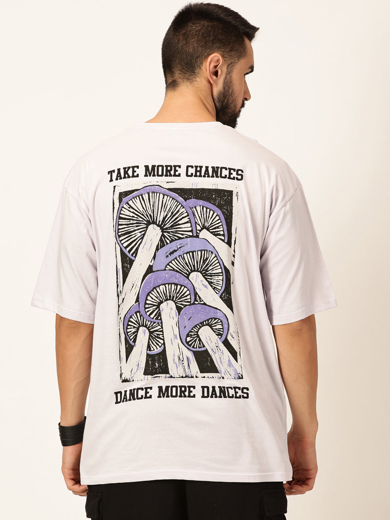 Thomas Scott Men Oversized Graphic Printed Cotton Drop-Shoulder Sleeves Bio Finish T-shirt