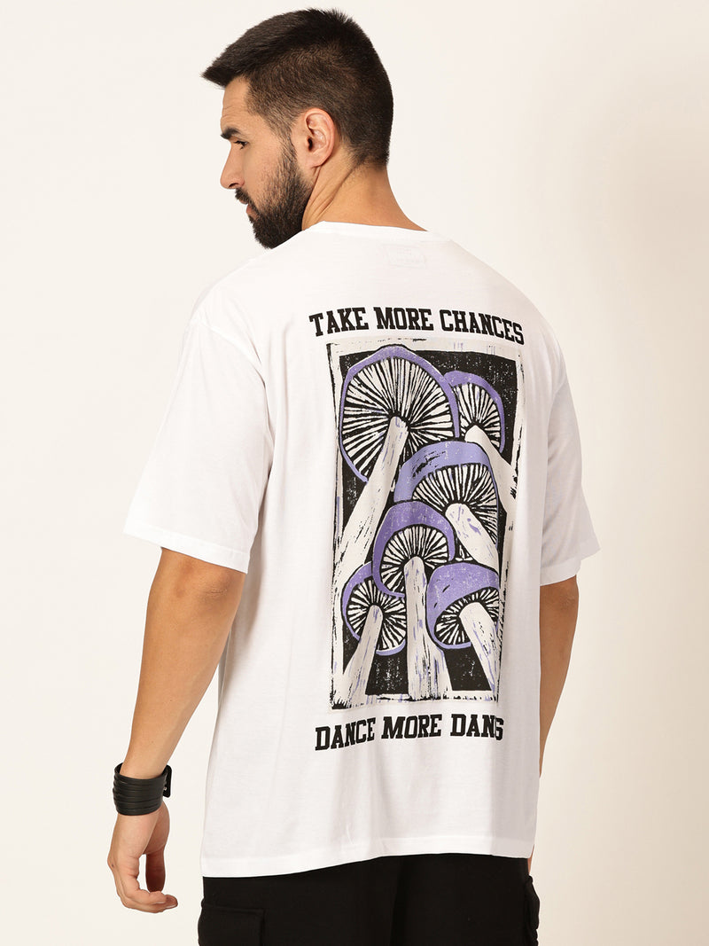 Thomas Scott Men Oversized Graphic Printed Bio Finish Cotton T-shirt