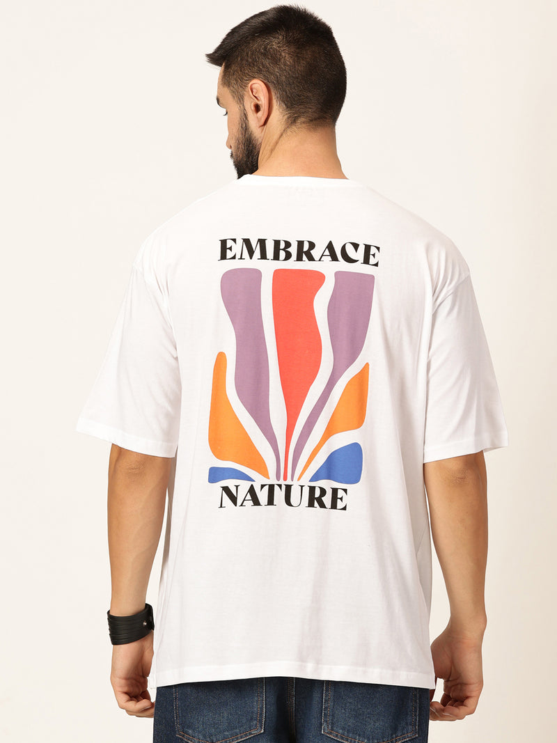 Thomas Scott Men Oversized Graphic Printed Cotton Bio Finish T-shirt