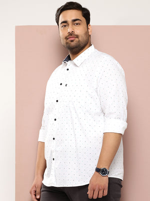 Aqua Plus Size Premium Casual Shirt For Men