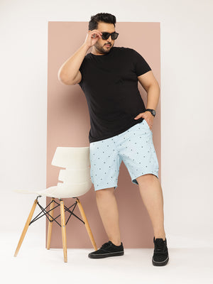 Thomas Scott Men Plus Size Printed Outdoor Shorts