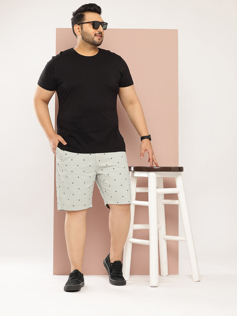 Thomas Scott Men Plus Size Printed Outdoor Shorts