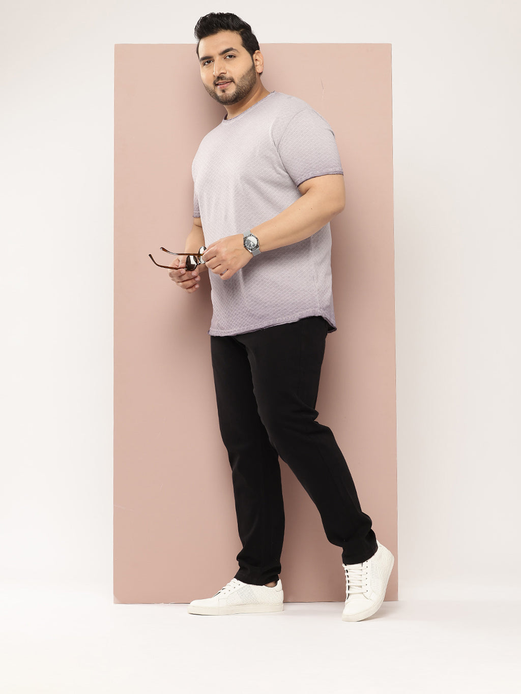 Thomas Scott Men Plus Size Smart Easy Wash Pure Cotton Chinos Trousers