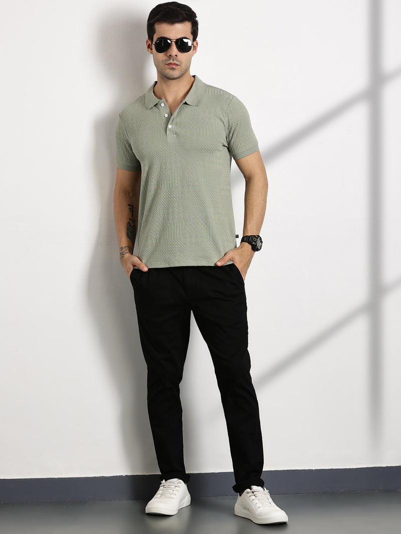 Thomas Scott Men Pista Polo Collar T-shirt