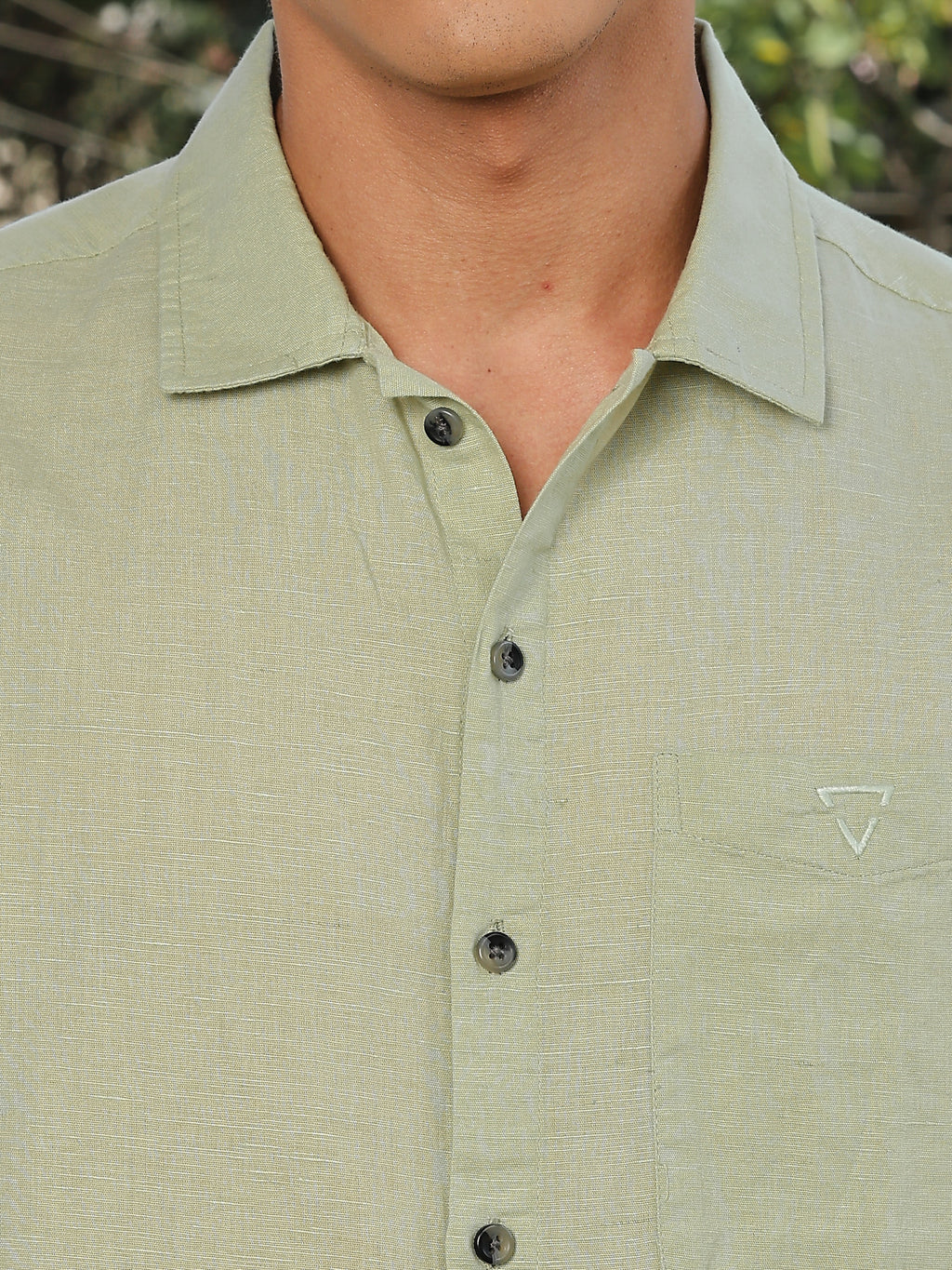 Thomas Scott Men Pista Short Sleeves Oversized Cotton Linen Casual Shirt
