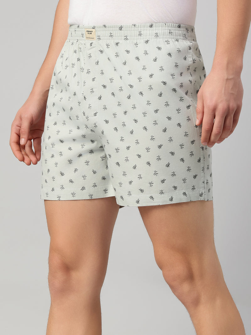 Thomas Scott Men Multicolor Cricket Club Collection Regular Fit 100% Cotton Woven Boxer Shorts (Pack of 3)