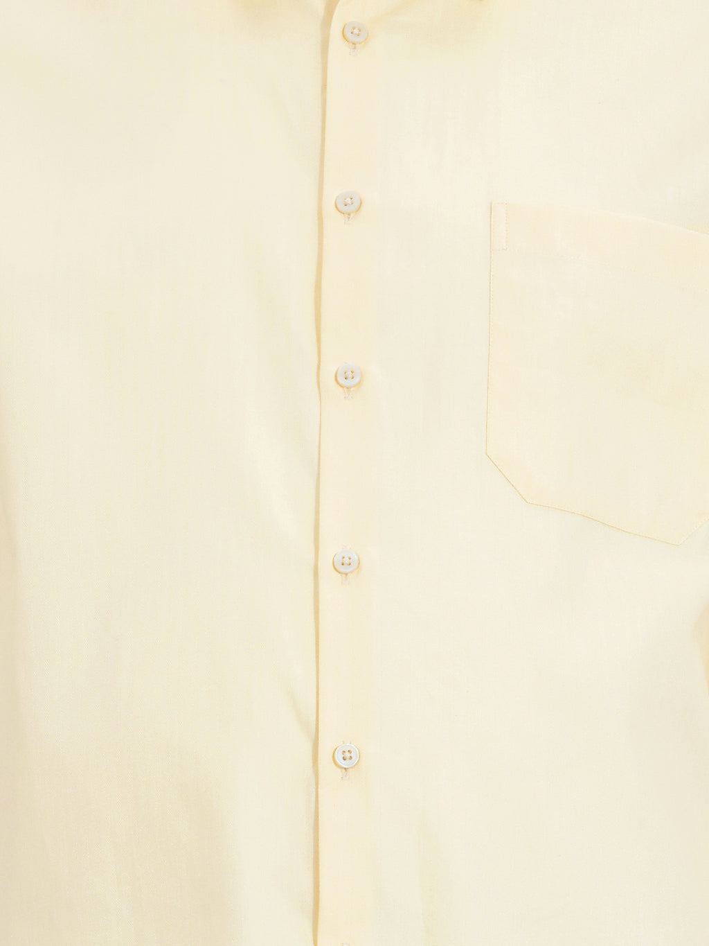 Thomas Scott Men Premium Lemon Plus Size Regular Fit Long Sleeves Spread Collar Textured Cotton Formal Shirt