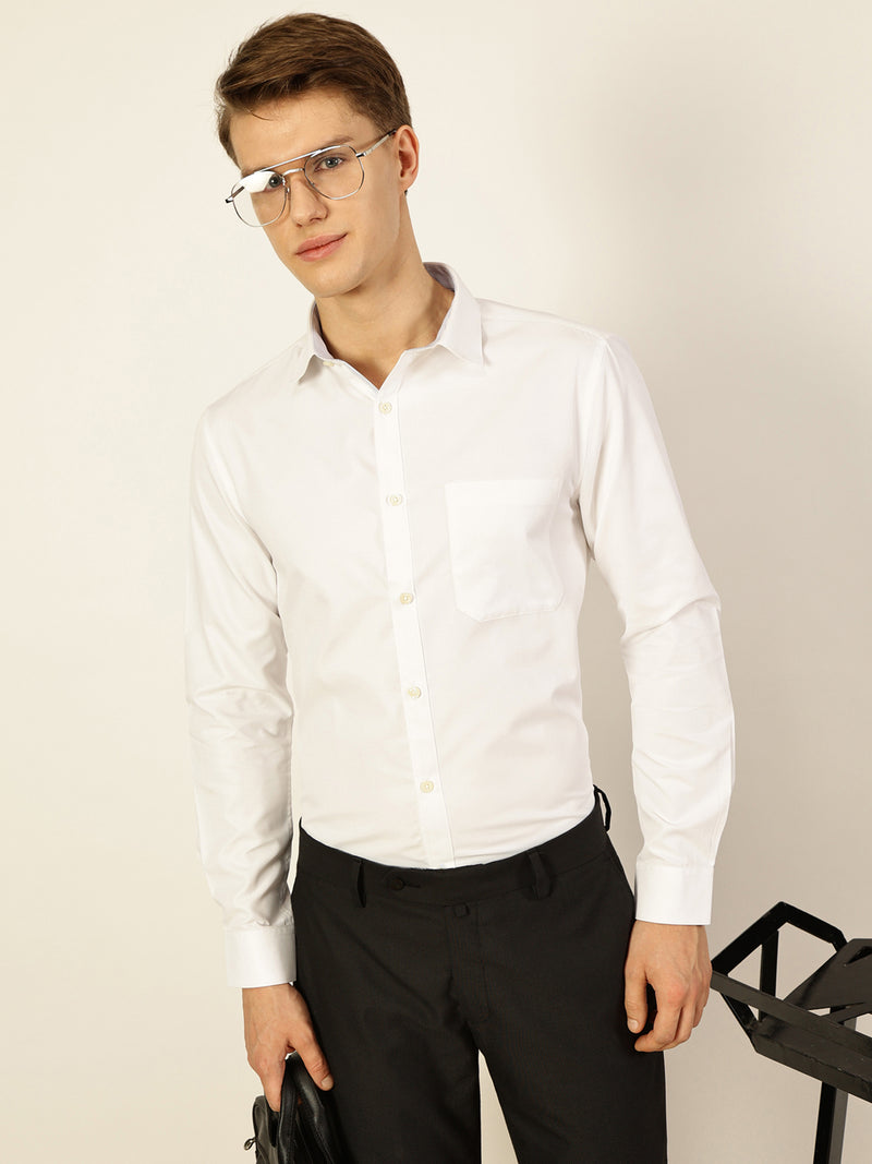 Thomas Scott Men Smart Opaque Formal Shirt
