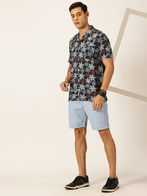 Thomas Scott Men Smart Floral Printed Casual Shirt