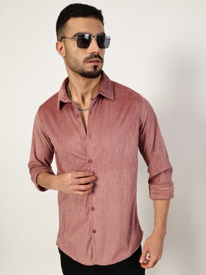 Thomas Scott Men Premium Slim Fit Opaque Casual Shirt