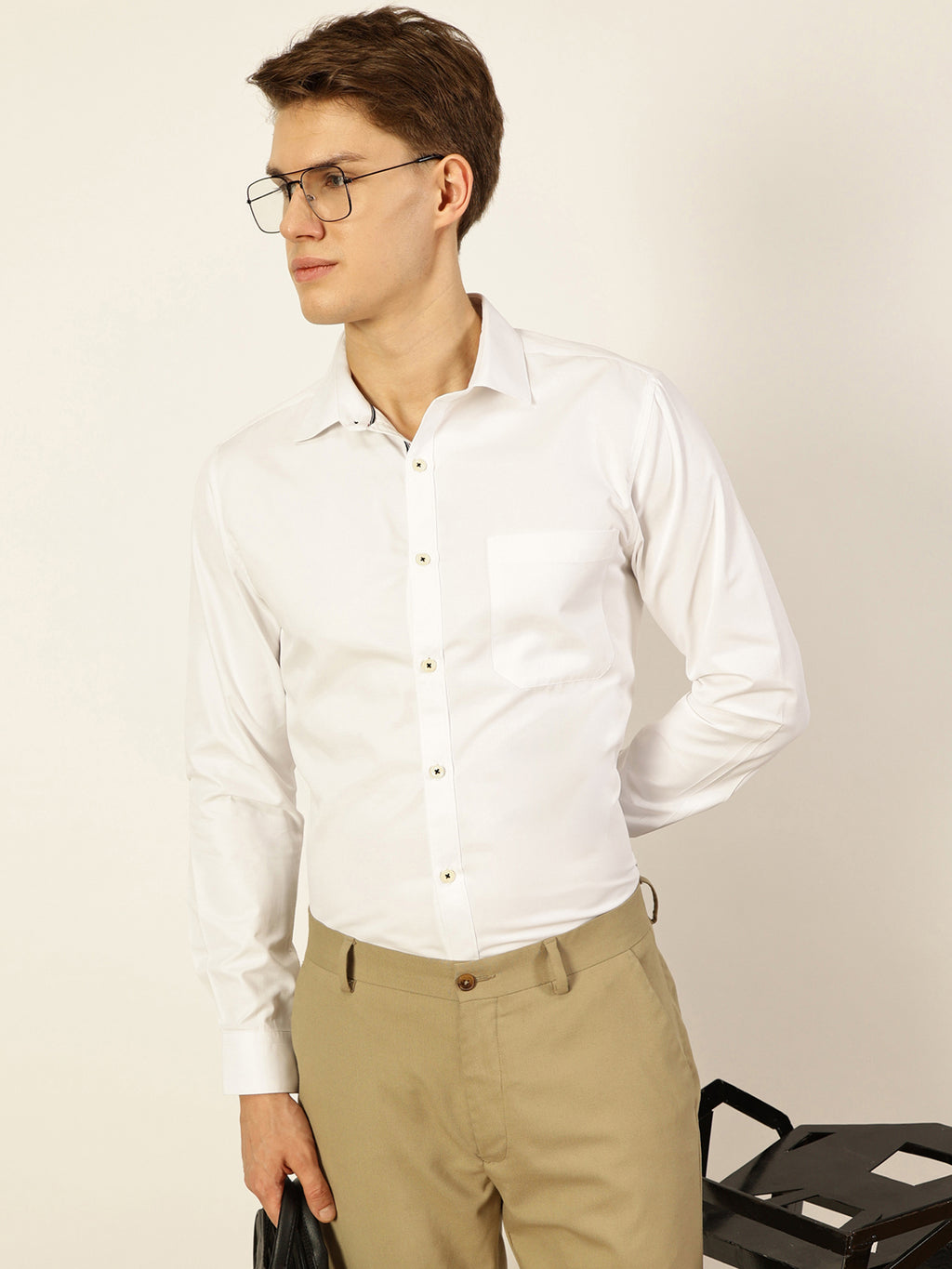 Thomas Scott Men Smart Opaque Formal Shirt