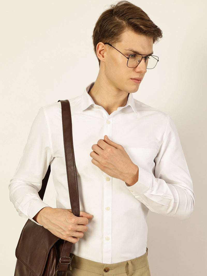 Thomas Scott Men Smart Opaque Formal Shirt