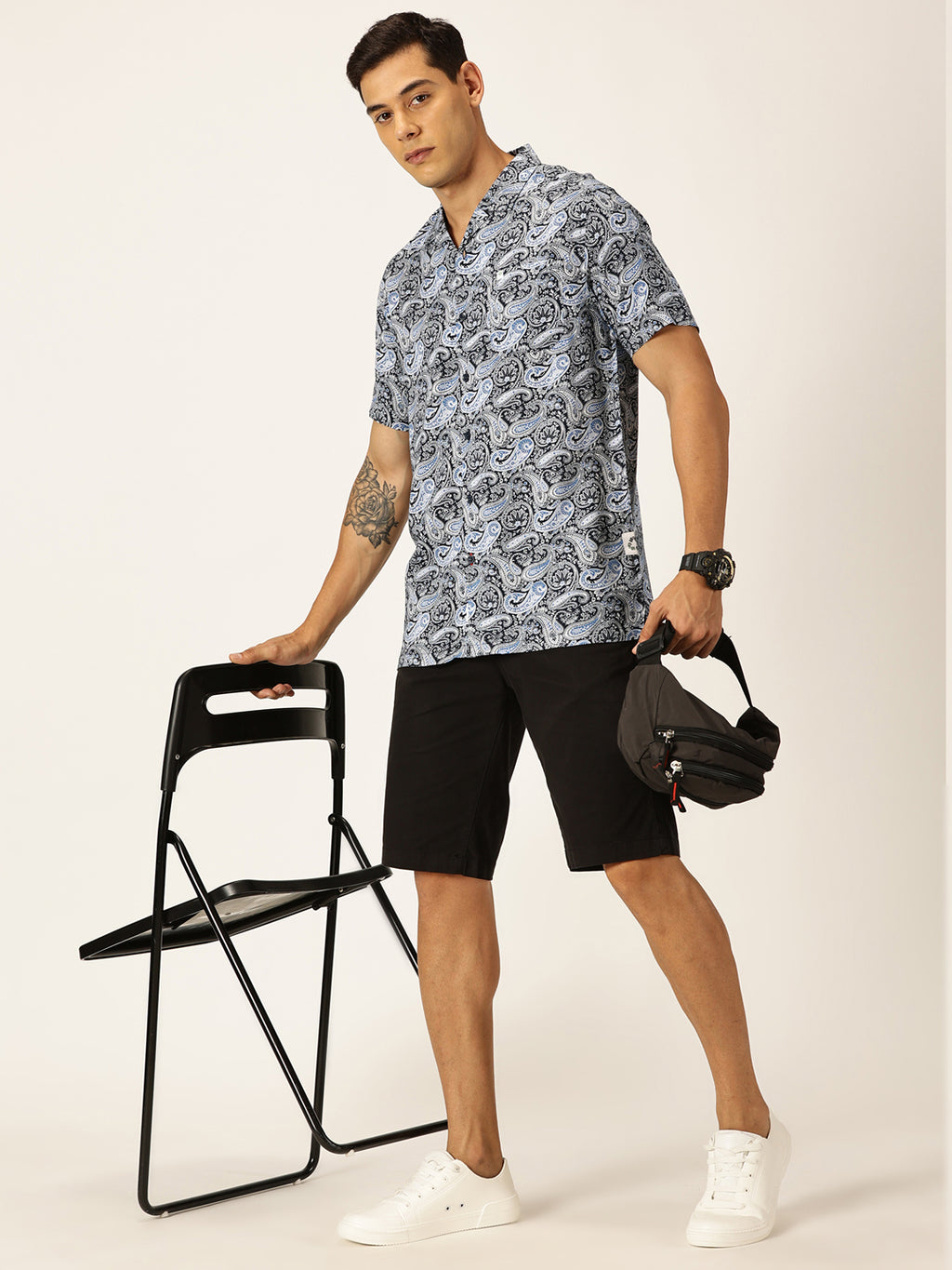 Thomas Scott Men Smart Ethnic Motifs Opaque Printed Casual Shirt