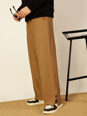 Thomas Scott Men Smart Loose Fit Parallel Trousers